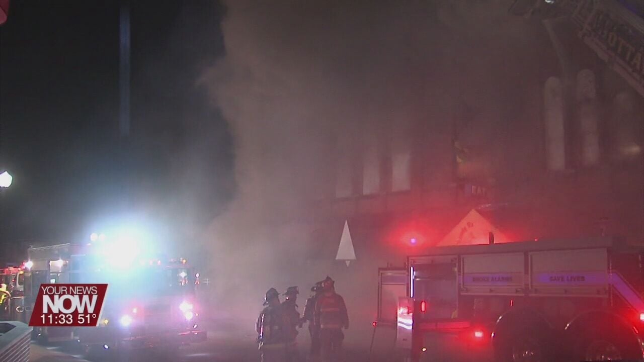 Downtown Business Fire in Columbus Grove
